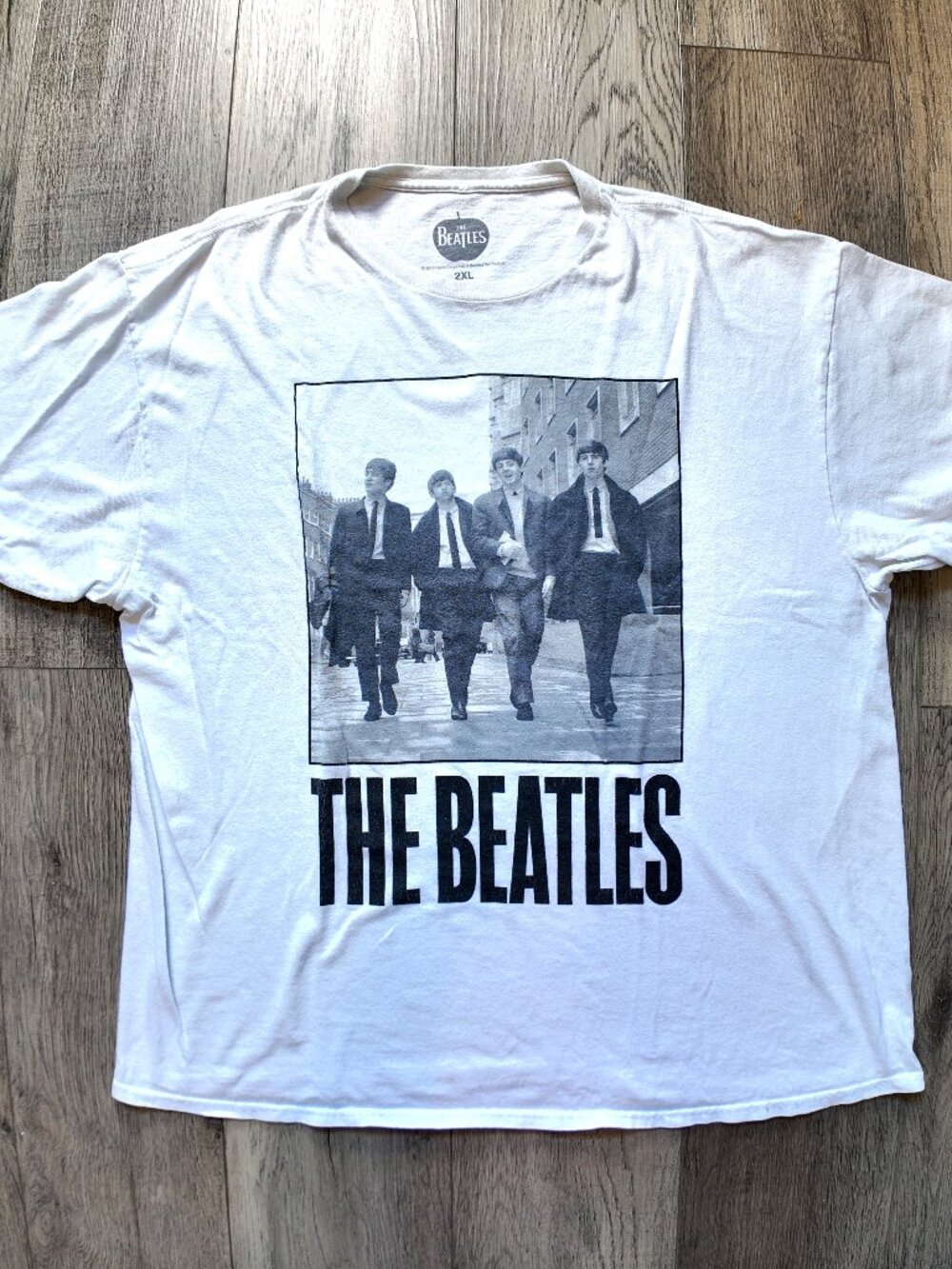 The Beatles Graphic T-Shirt White 2XL XXL Crewneck Apple Corps 2022 Band Tee